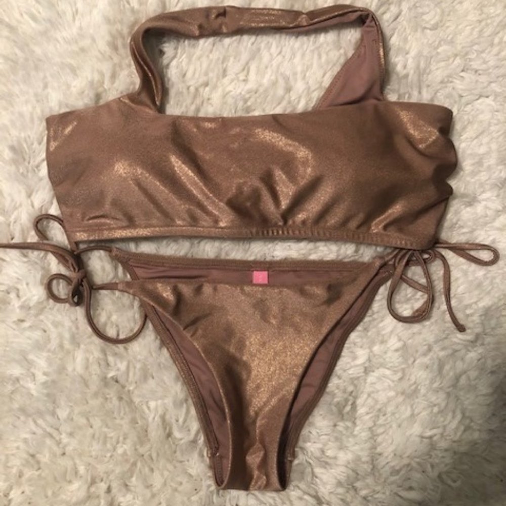 Victoria's Secret One shoulder bikini top & bottom